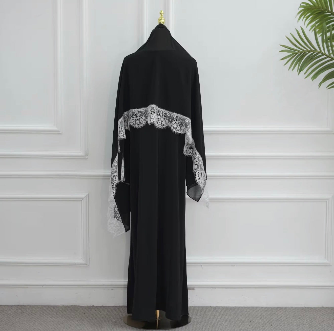 Layali Premium Nida Dubai Style Lace Abaya