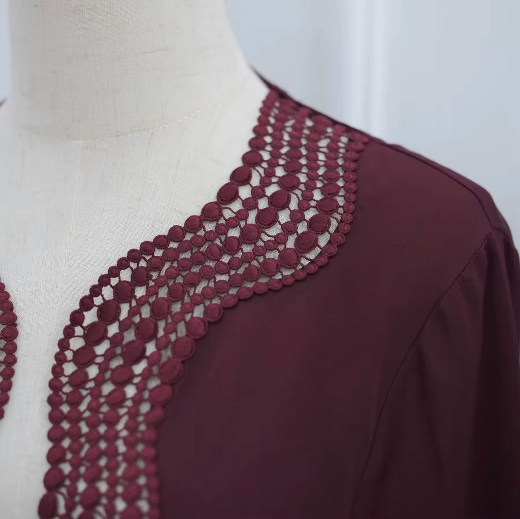 Layali Dubai Abaya Set with Matching Printed Hijab