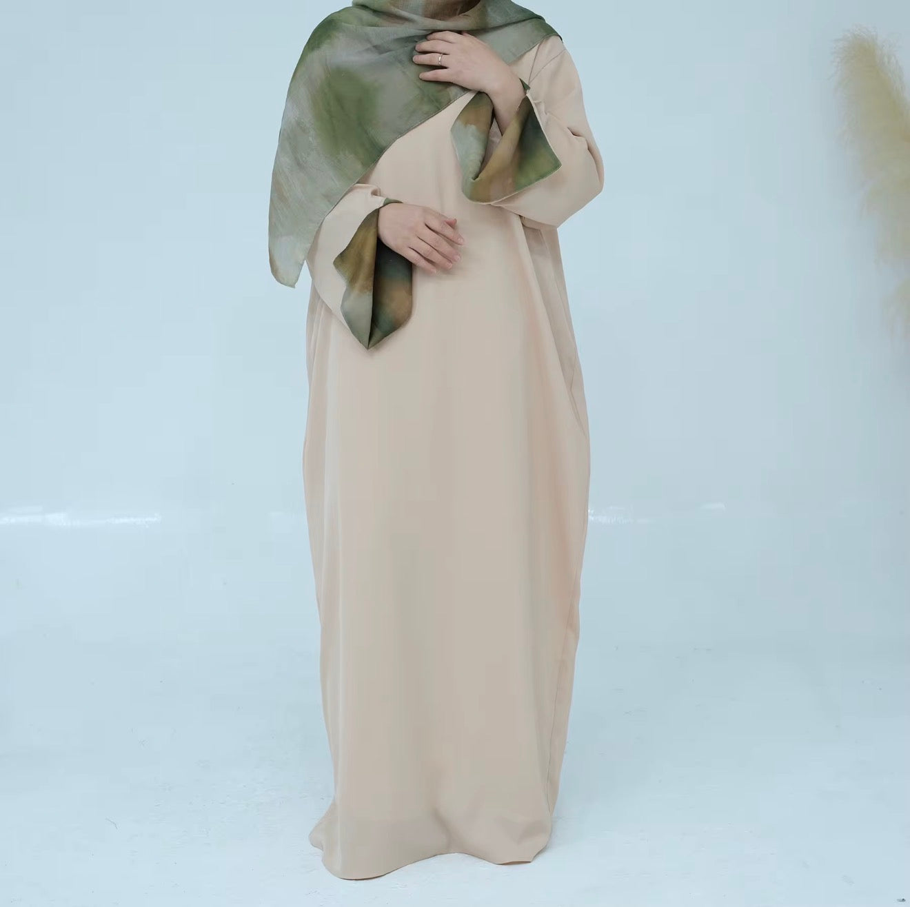 Layali Premium Dubai Abaya & Printed Hijab Set