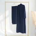 Layali Luxe 3-Piece Jazz Fabric Abaya Set with Matching Hijab