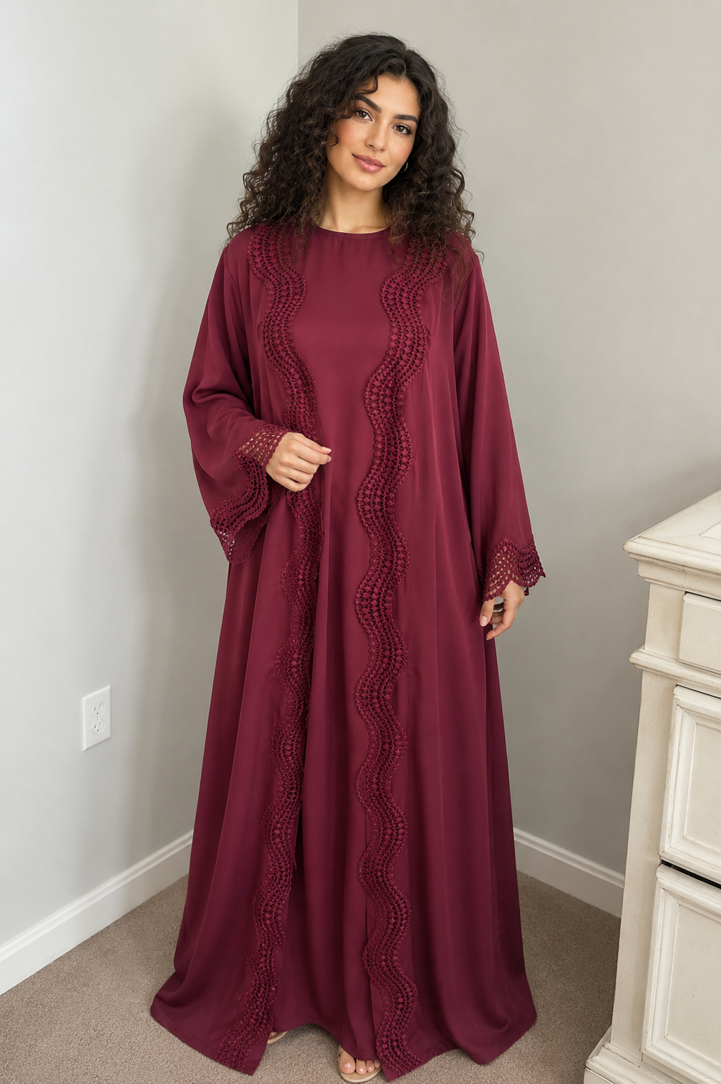 Layali Dubai 2-Piece Abaya Set