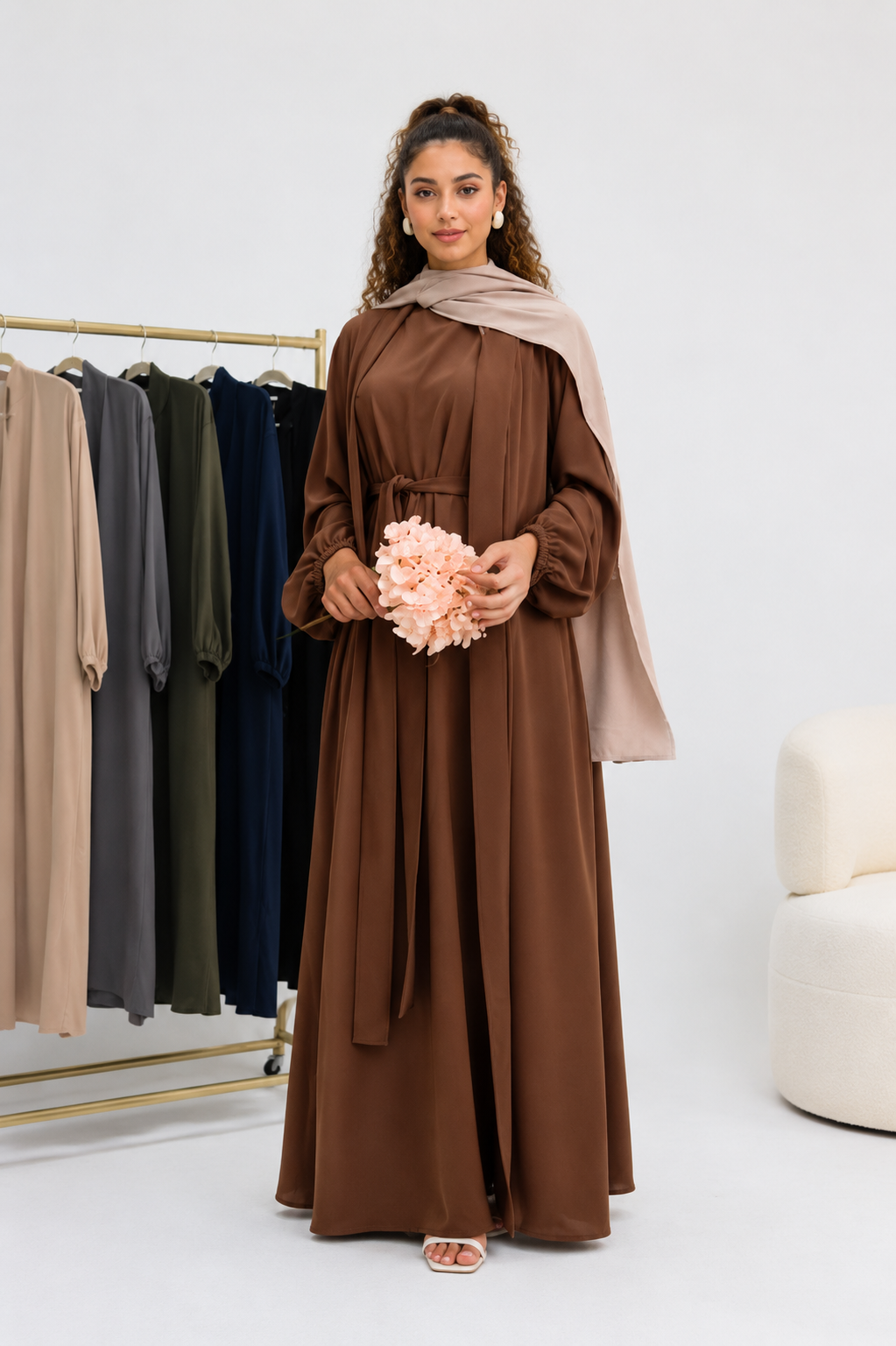 Layali Luxe Jazz 3-Piece Abaya Set
